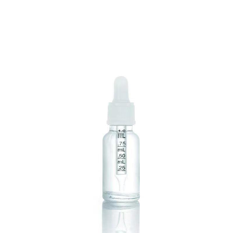 18mm Plastic Bottle Dropper and 10ml Amber Oil Glass Essential Oil Bottle for Travel or Home