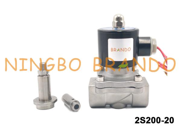 UNI-D Type SUW-20 2S200-20 G3/4" Stainless Steel Solenoid Water Valve DC24V