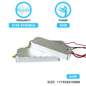 China Fpv Anti Drone Module Jammer 50W 5.2g Antidrone Drone Signal Jamming Module With  GAN And Isolation Protector on sale China Fpv Anti Drone Module Jammer 50W 5.2g Antidrone Drone Signal Jamming Module With  GAN And Isolation Protector on sale