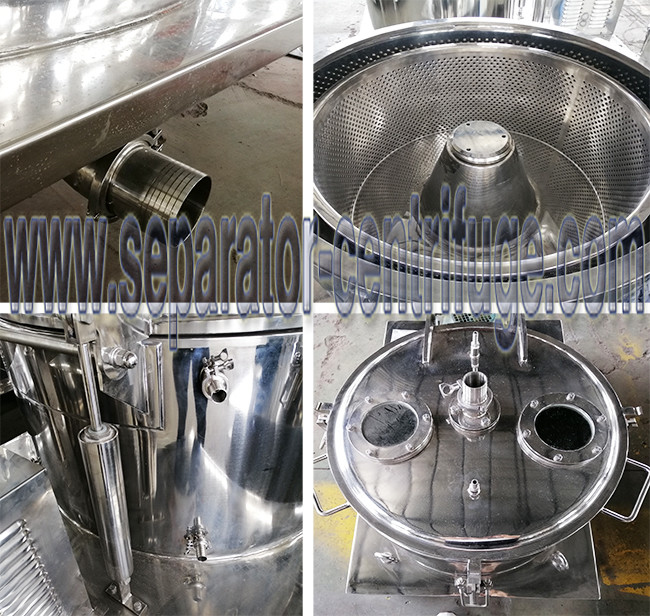 Flooded Biomass Vertical Basket Centrifuge With Cold Solvent For CBD Oil Extraction
