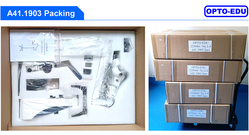 A41.1903 One Head 0-180° Manual Step Zoom Dental Operating Microscope 4.8x -16x