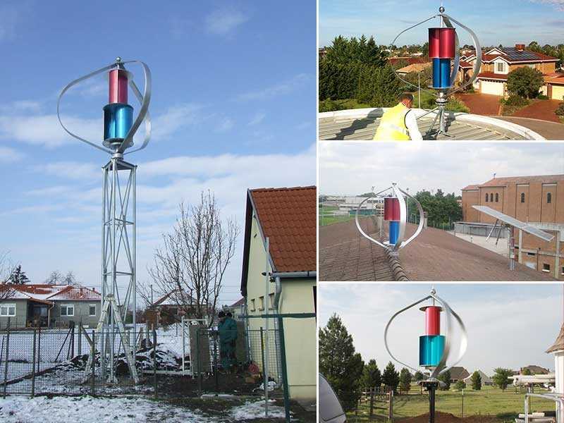 MPPT Controller Solar Wind Hybrid System Rooftop Emergency Power Off Grid Type