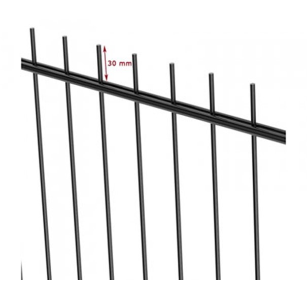 PVC Coated 2D Welded Wire Fence Panels Easy Installation With Low Maintenance