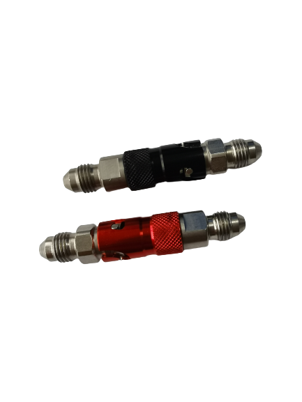 Replace Purpose Dry Coupling Steel Joint for Brake Hose Line AN3 Fitting Connector Quick Release Disconnect Aluminum Shell