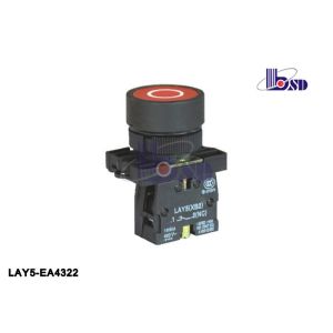 LAY5（XB2）-EA4322 red color spring return with symbol logo flat button push