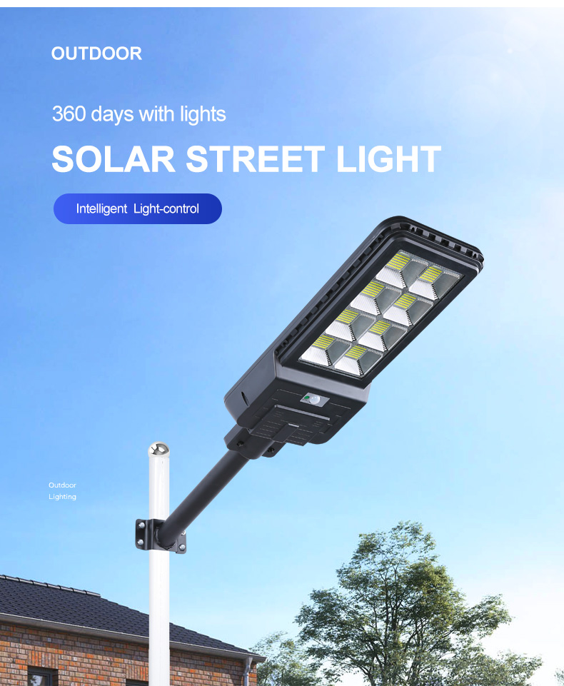 IP65 Street Solar Motion Sensor Lights Outdoor With 6V Polycrystalline Solar Panel