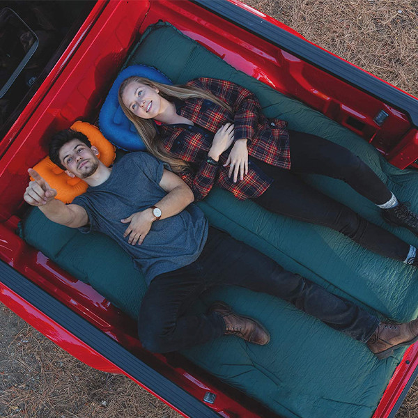 One Piece TPU Self Inflating Double Camp Mat Easy Carry Outdoor Inflating Camping Mattress