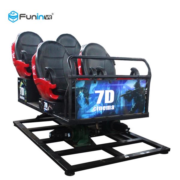 Movie Theater 5D Cinema Equipment 220 V 6 DOF Movement 3.75-5.50KW 12 Months