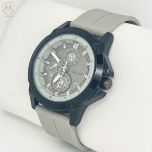 China Sport Quartz Watch Silicone Strap With Date Alloy Case Wristwatch Gift on sale