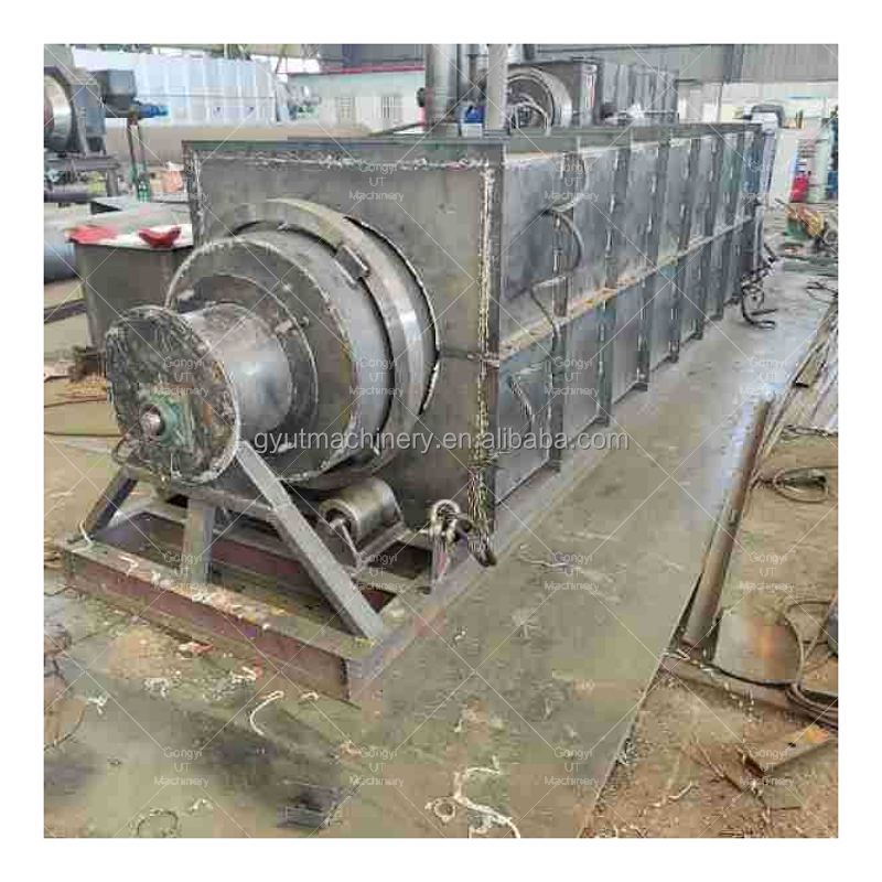 Smokeless Wood Sawdust Biomass Charcoal Coal Air Flow Continuous Carbonization Furnace