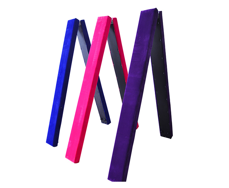 Suede Woody Balance Beam for Children 2019 Design High Flexibility