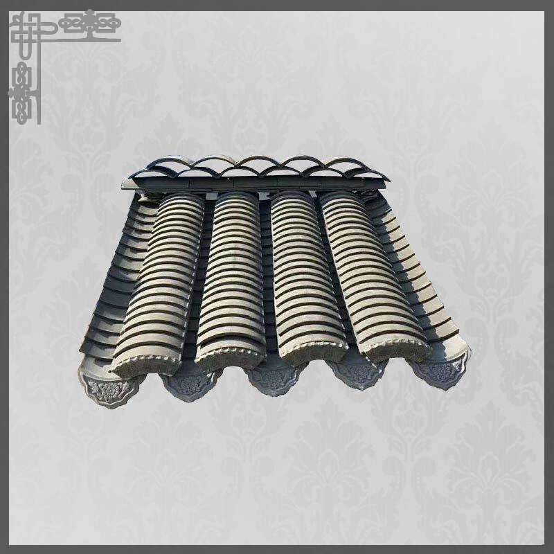 180mm 160mm Traditional Classic Tile Roofing Asian Thailand Chinese Temple Roof Tiles