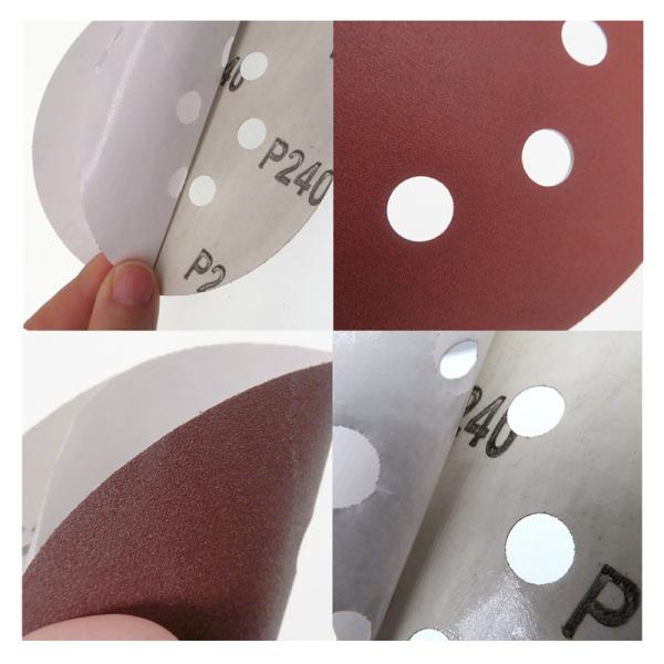 5 Inch PSA Self Adhesive Orbital Sander Sandpaper Red Aluminum Oxide For