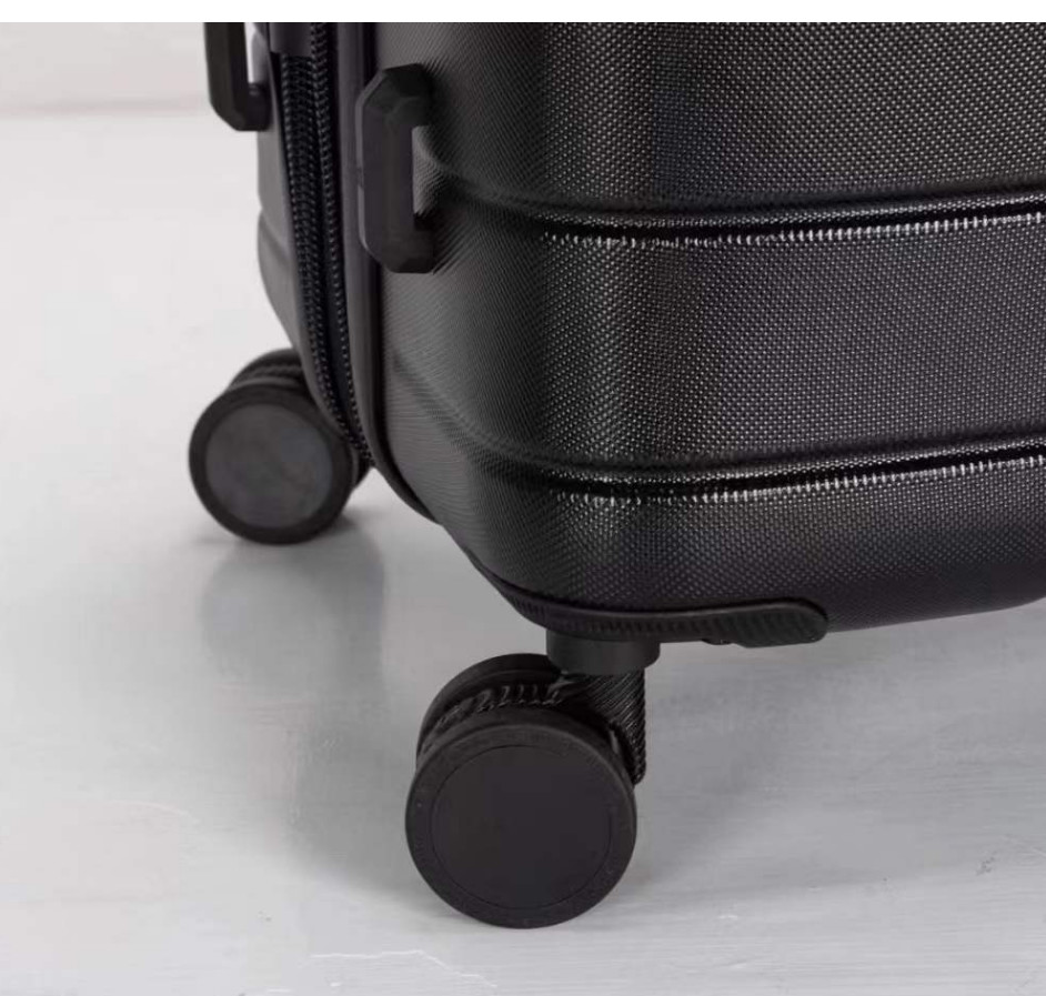 Black Unbreakable PP Newest Valise Durable Travel Bag 28 Expandable TSA Lock Luggage Sets For Business Trip