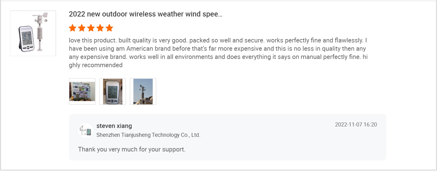 Compact Weather Station For Outdoor Monitoring Displays Wind And Rain Automatically