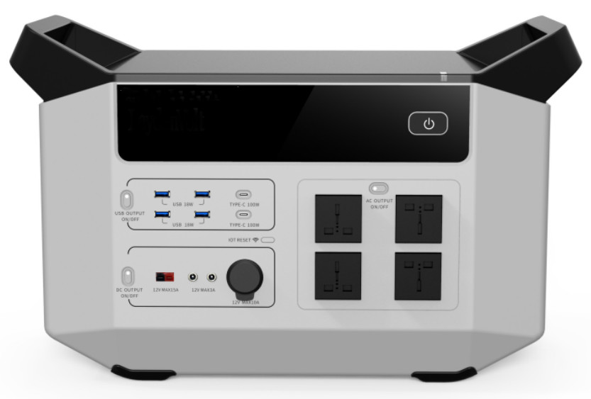 2400W Solar Energy Generator Portable Power Station Supply For Outdoor Camping