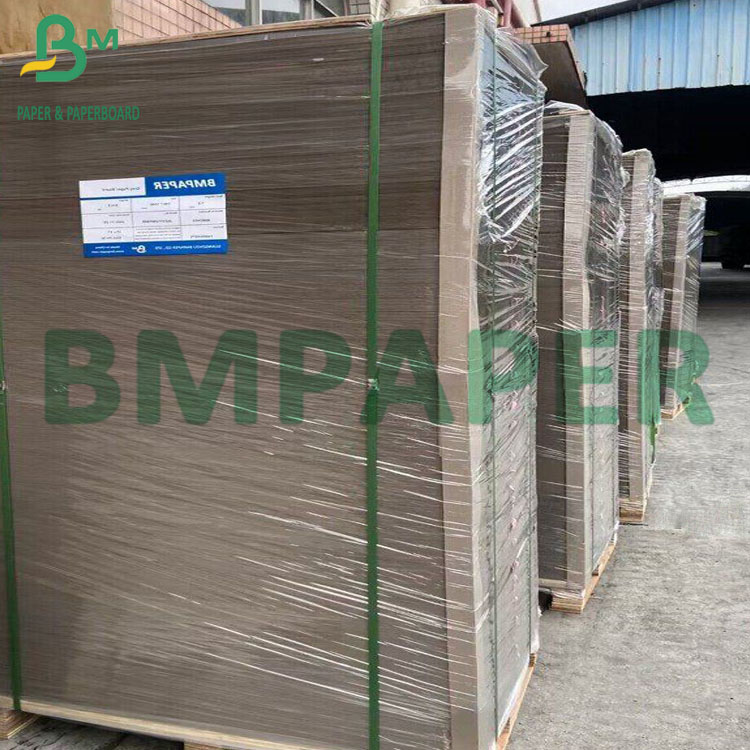 0.4mm - 4mm Grey Chip Board Cardboard Fold Paper Board For Packaging