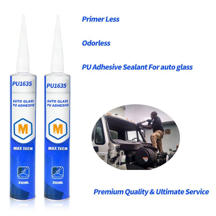 China Odorless No Small Polyurethane Auto Glass Windscreen Adhesive Bonding glue