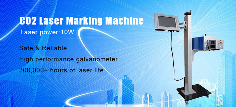 1mm Co2 Laser Printing Machine , 10w Laser Marking Machine SGS Certification