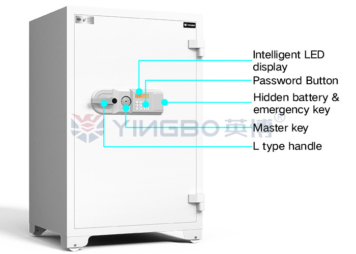 H1080mm Combination Lock Alarm Systerm Fireproof Safe Box Large Home Safe