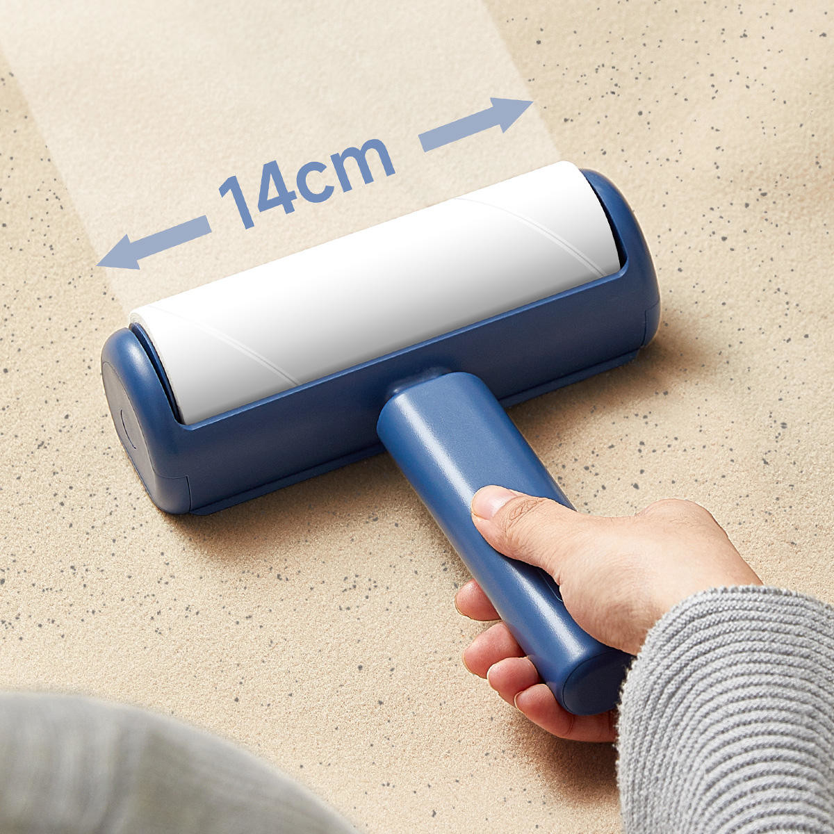 Lint Remover 2In1 Reusable Dog Hair Roller With Self Cleaning Base