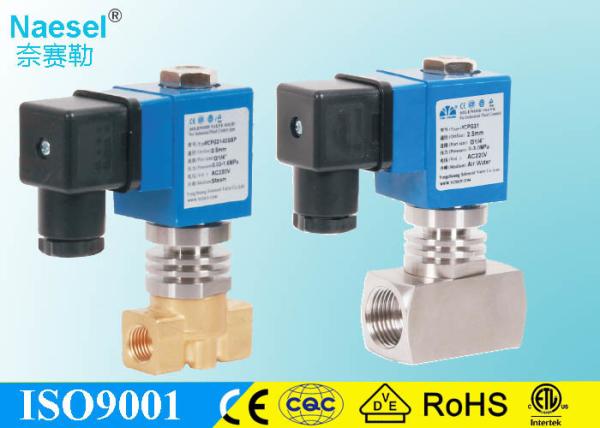 High Temperature Direct Acting Solenoid Valve , 4 - 40 Bar NPT 1 / 8 Liquid Line