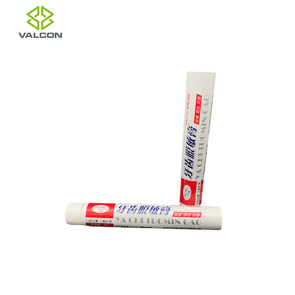 Waterproof Toothpaste Packaging Tube PP White Flip Cap 55 ML Capacity