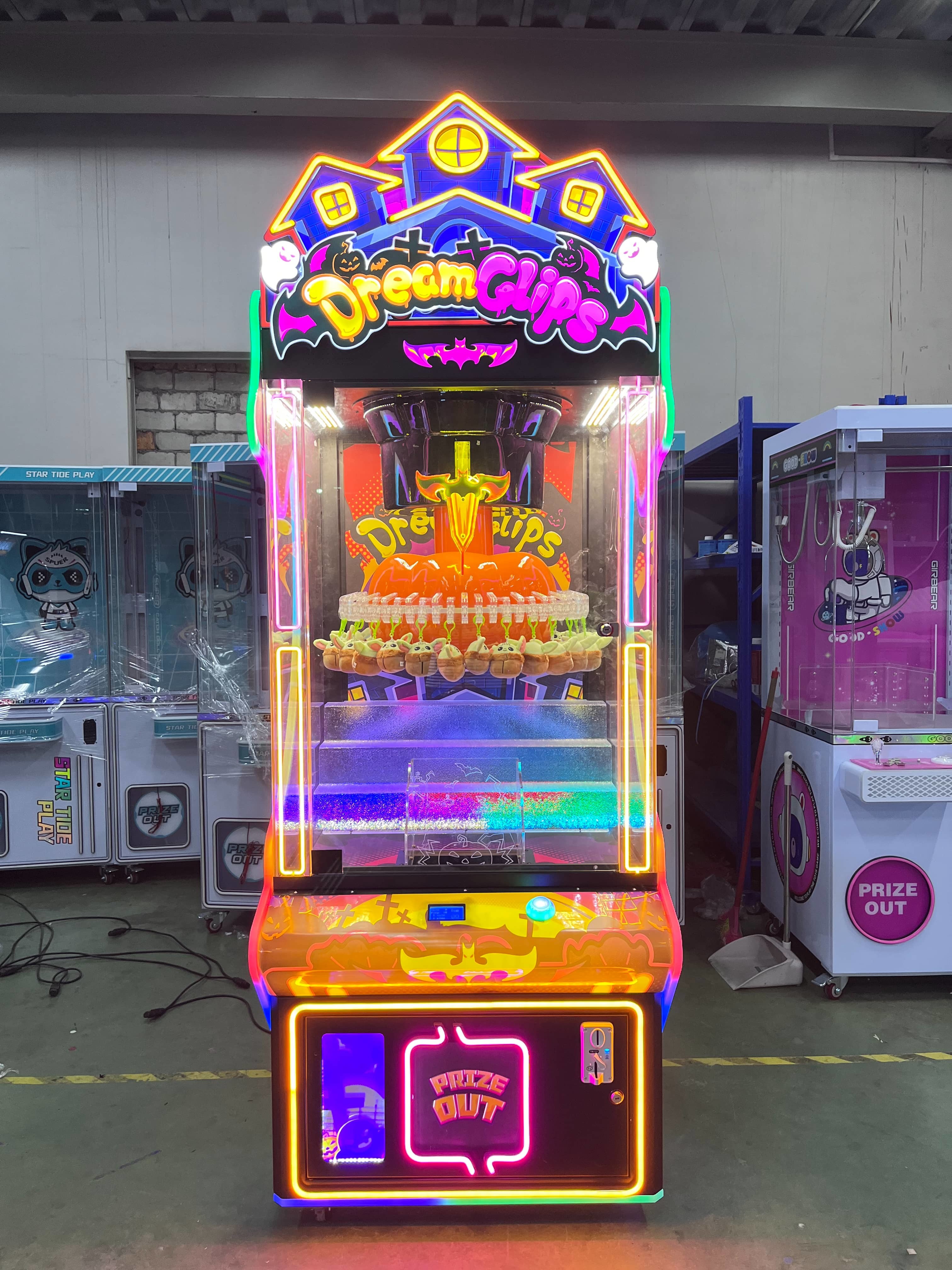 European Countries Popular 60-clip Lucky Gift Dream Clips Vending Prize Game Machine