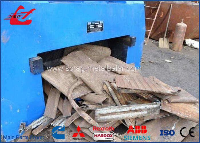 Container Type Scrap Metal Recycling Machine , Scrap Cutter Machine For Metal Steel Scrap HMS 1&2