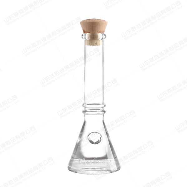 750ml 700ml 500ml 375ml Tower Shape Long Neck Glass Bottle for Whiskey Vodka