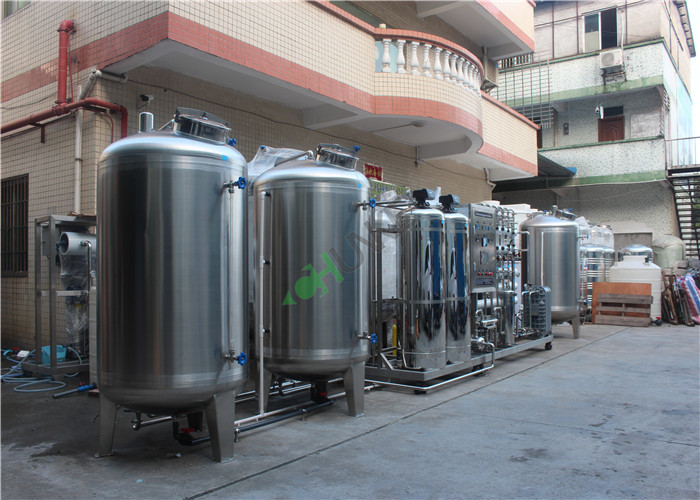 Desalination RO Plants Pure Water Treatment Machine For Brackish Water / Seawater