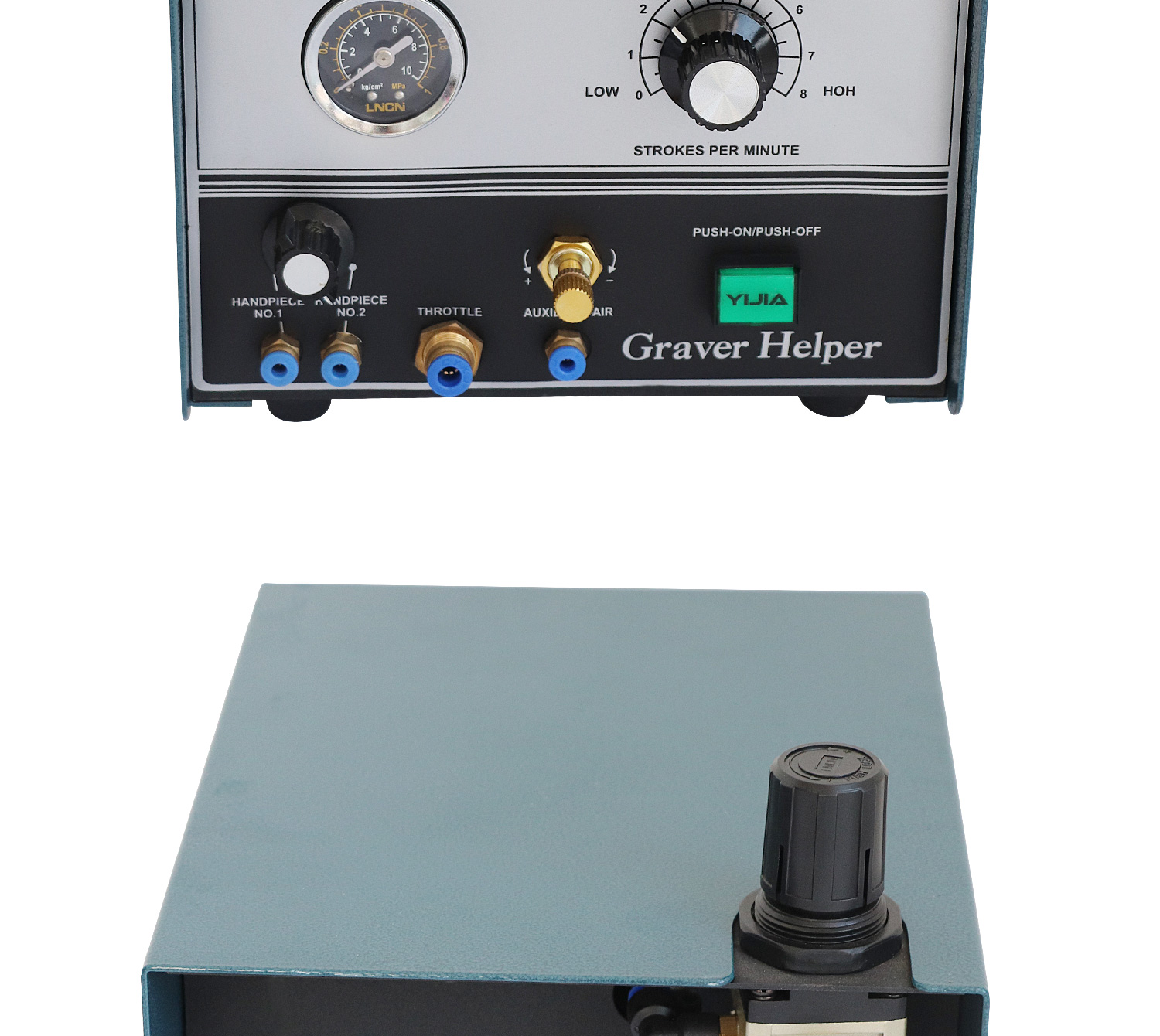 60W Pneumatic Engraver Machine 4000RPM Double Ended Impact Graver