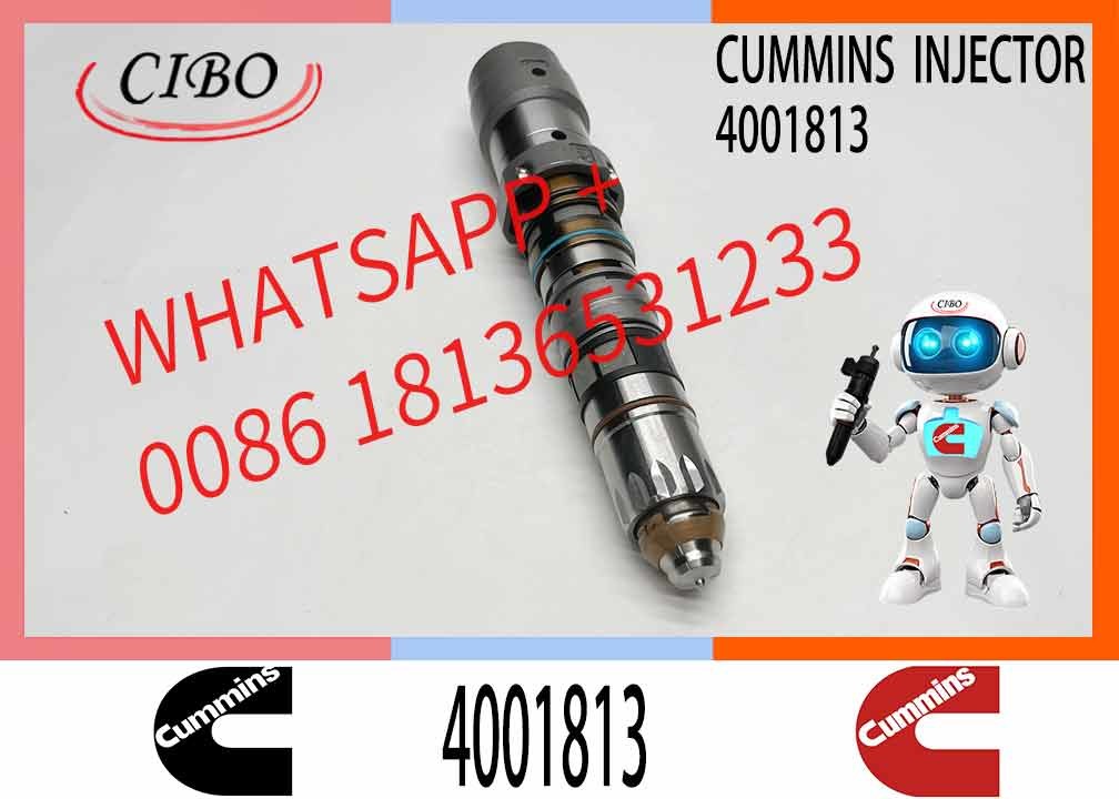 Hight Quality Diesel Engine Common Rail Fuel Injector 4001813 for Cummins Qsk60 Diesel Engine Parts Fuel Injector Pump