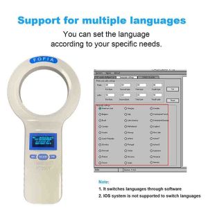Rechargeable Lithium Battery Powered RFID Microchip Scanner Simplifying