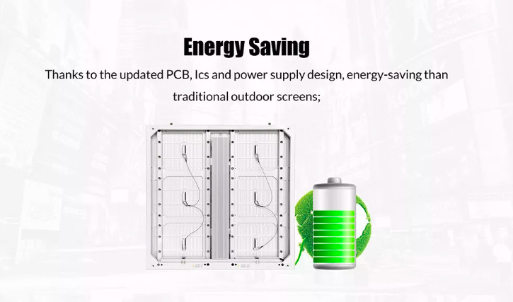 High Brightness Outdoor Led Display Screen P8 P4 Panel For Advertisement