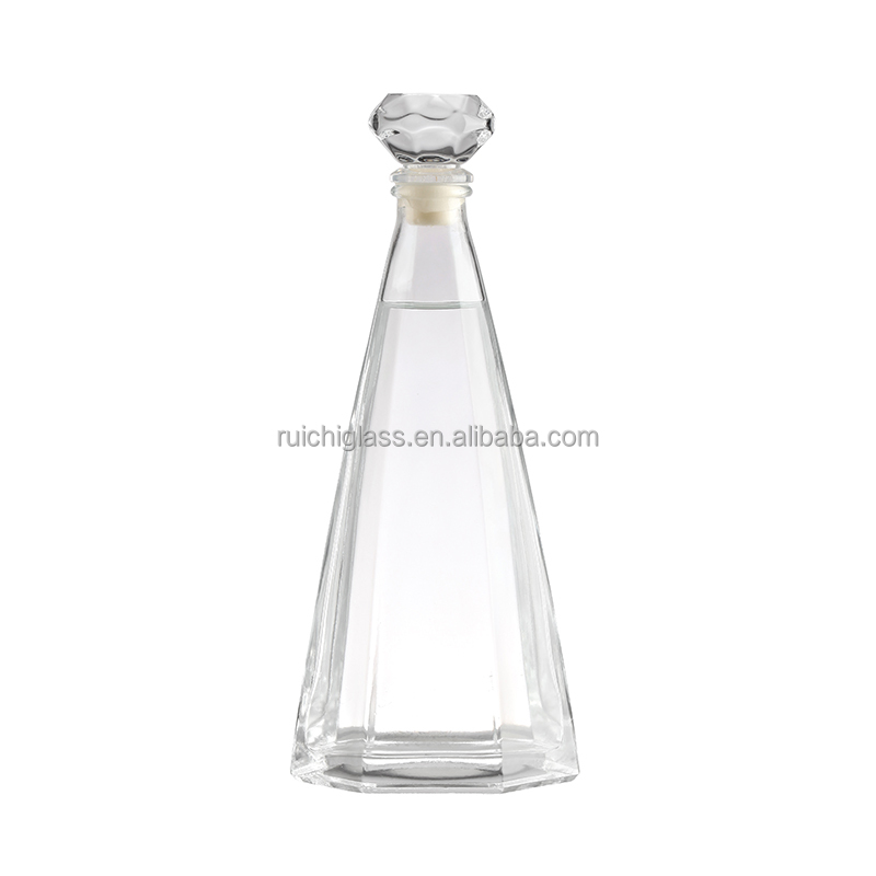 Customized Custom Make Wine Bottles Vodka Spirit Glass Bottles for 375ml 500ml 750ml
