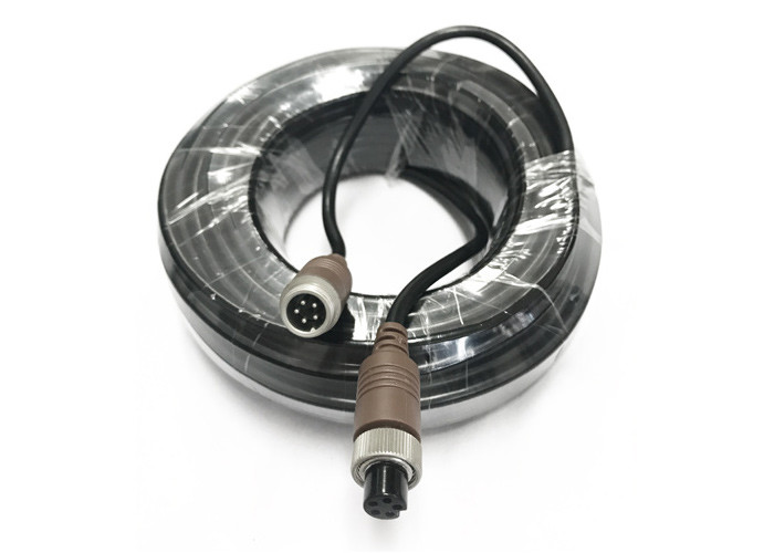 Five Pin Aviation Connector Cable Black Color Total Length 10M ISO9001