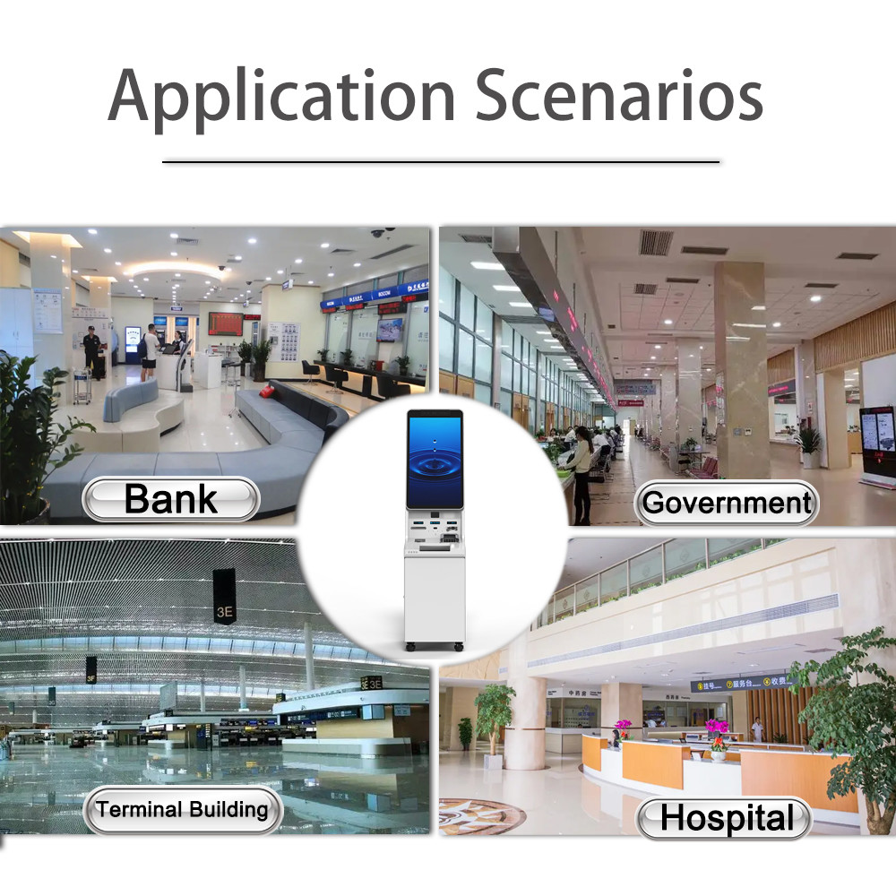 Indoor Smart Digital Touch Screen A4 Printer Self-Service KioskTouchscreen Display Payment Terminal