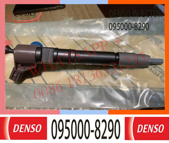 Common Rail Injector 095000-8290 For TOYOTA IMV 1KD-FTV 23670-0L050 23670-0933