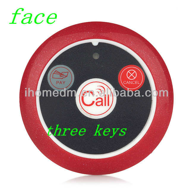 Modern restaurant equipment wireless waiter bell call button system