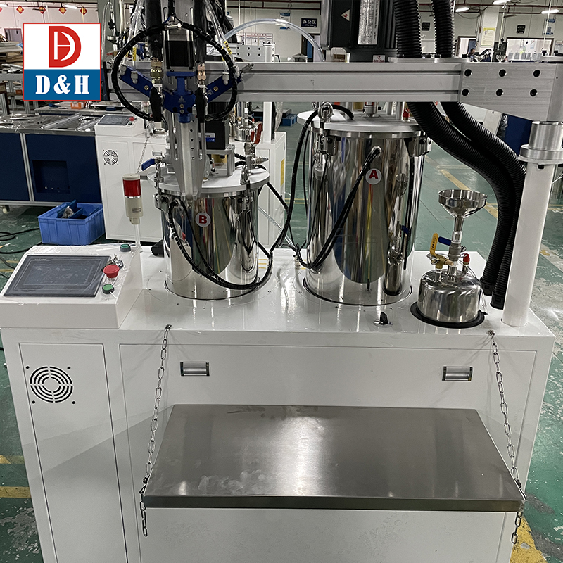 High Precision Glue-Out 0.5-12g/s Two Component Liquid Mixing Epoxy Dispenser Design