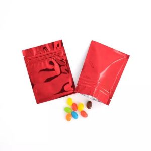 China Holographic 20x30cm Aluminum Foil Bag Resealable For Cosmetic on sale