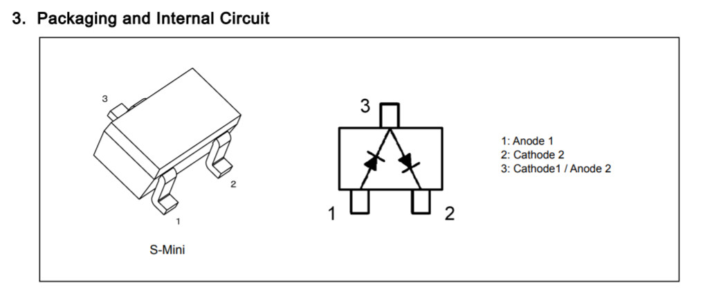 1SS226 Switching Diodes Silicon Epitaxial Planar For Ultra High Speed Switching