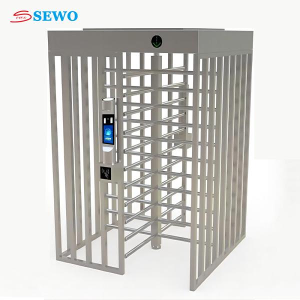 Indoor/Outdoor Full Height Turnstile Gate for Single Turnstile Access Control