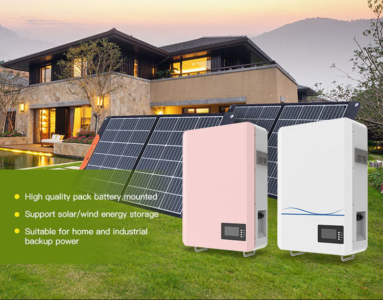 3KW Wall Mounted Solar Battery 51.2V 70Ah Lithium Ion Battery For Solar Storage