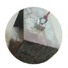 Customized Rectangular Square Pot Magnet with M10 Eyebolt Screw and 330lbs Pull Force
