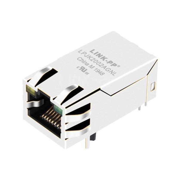 LPJK2002AGNL 100/1000 Base-T Tab Up Yellow/Green Led 1x1 Port POE+ Industrial