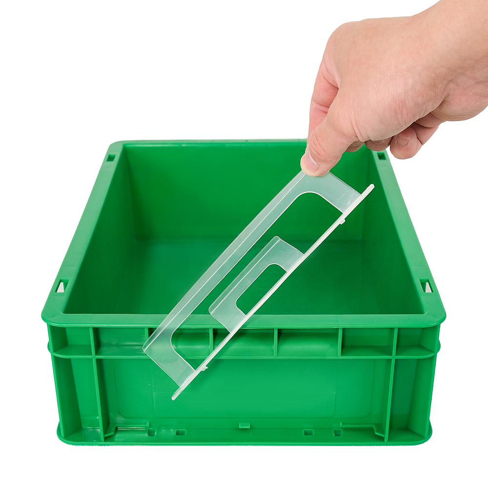Customized Color Shipping Container Logistics Stacking Plastic Crate for Tool Parts