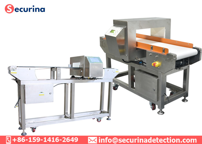 Sound Light Alarm Food Processing Metal Detectors 30M/Min Conveying Speed For Detecting Swarf / Fillings