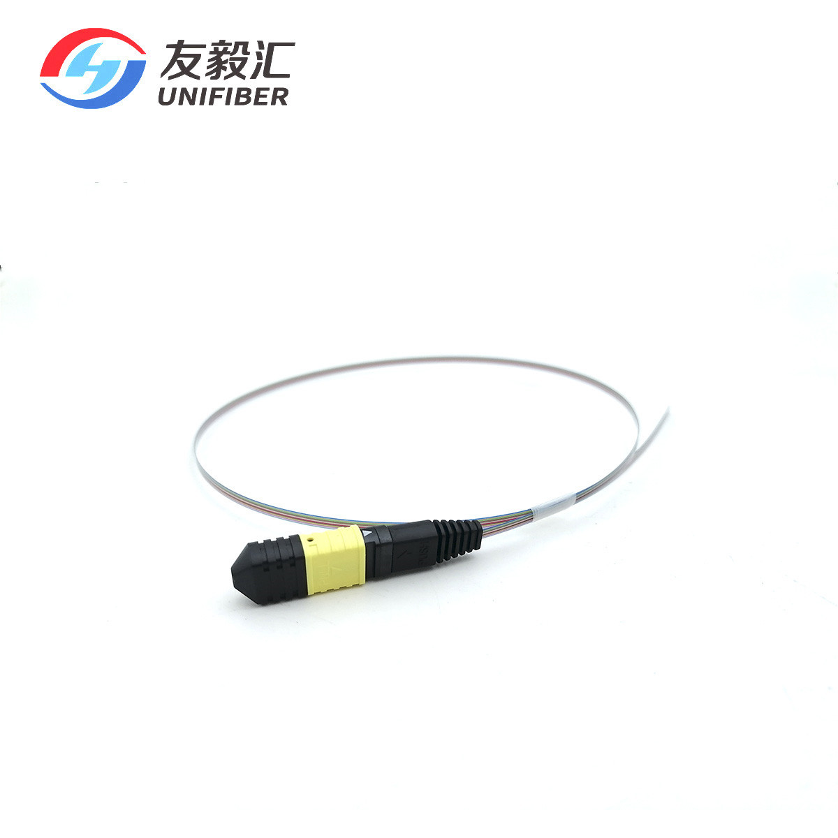 Singlemode 12 Core MPO Ribbon Fiber Pigtail 0.5m Male / Female